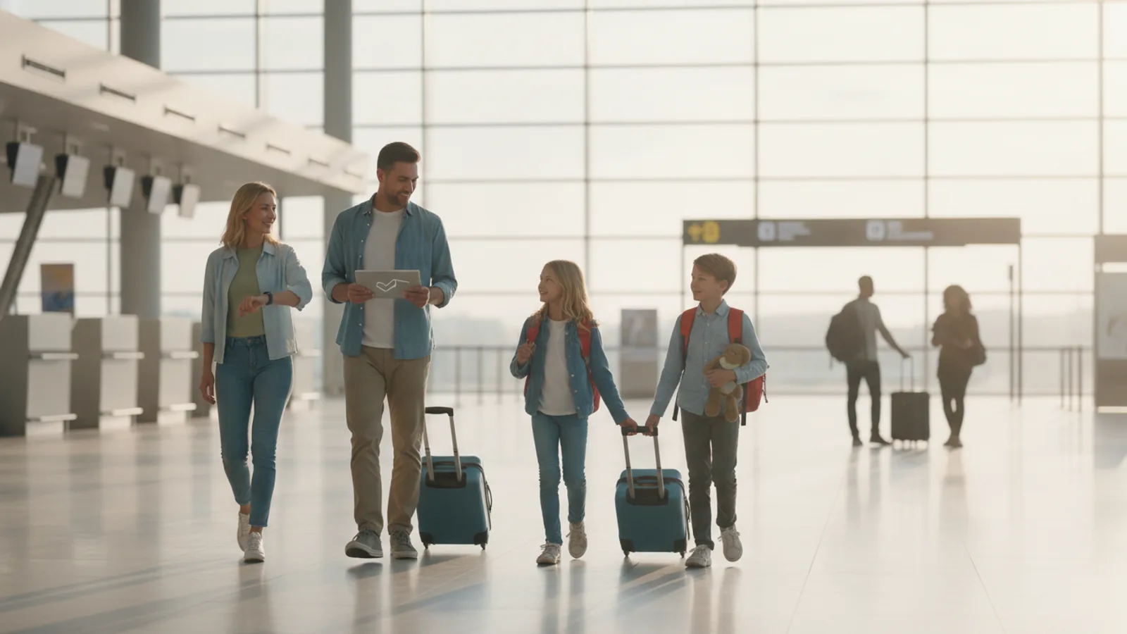 How To Create A Calm Family Airport Routine | Rebel Travel Family